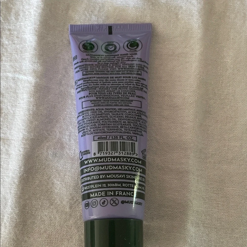 Mudmasky Purple Midnight Hand Mask